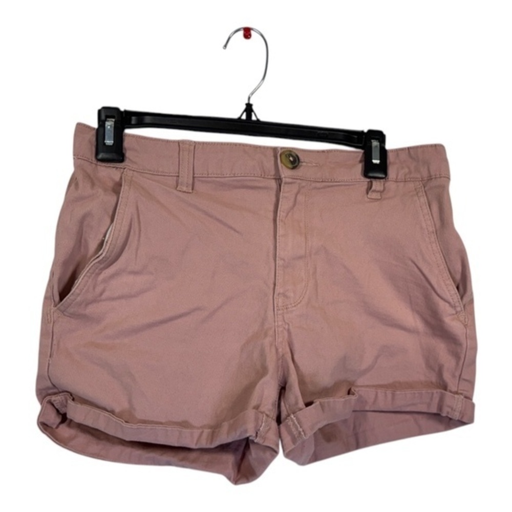 Aero Shorts Womens Size 8 Pink High Rise Midi Mom Shorts Coastal Beach Cruise